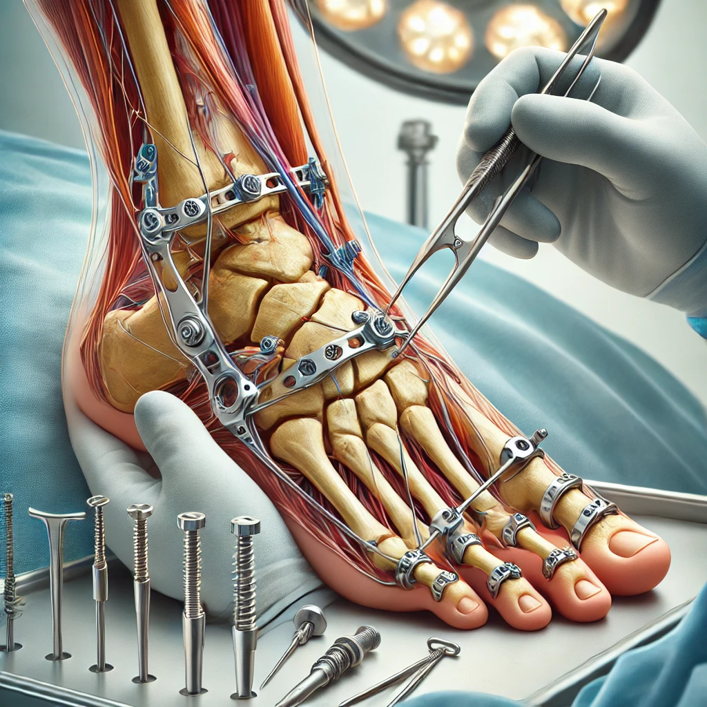 Foot and ankle reconstruction surgery